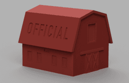 Barn Geocache 3d model