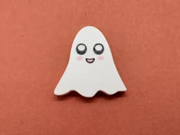 Remix of Blank Ghost | Remix me! | Give this ghost a face for Halloween! 3d model