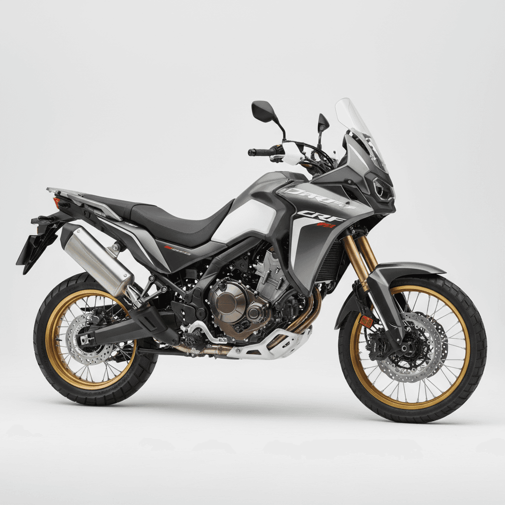 Honda Transalp Adventure Touring Motorcycle 3d model
