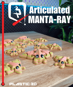 Articulated Manta Ray — Glide Through Your Imagination 3d model