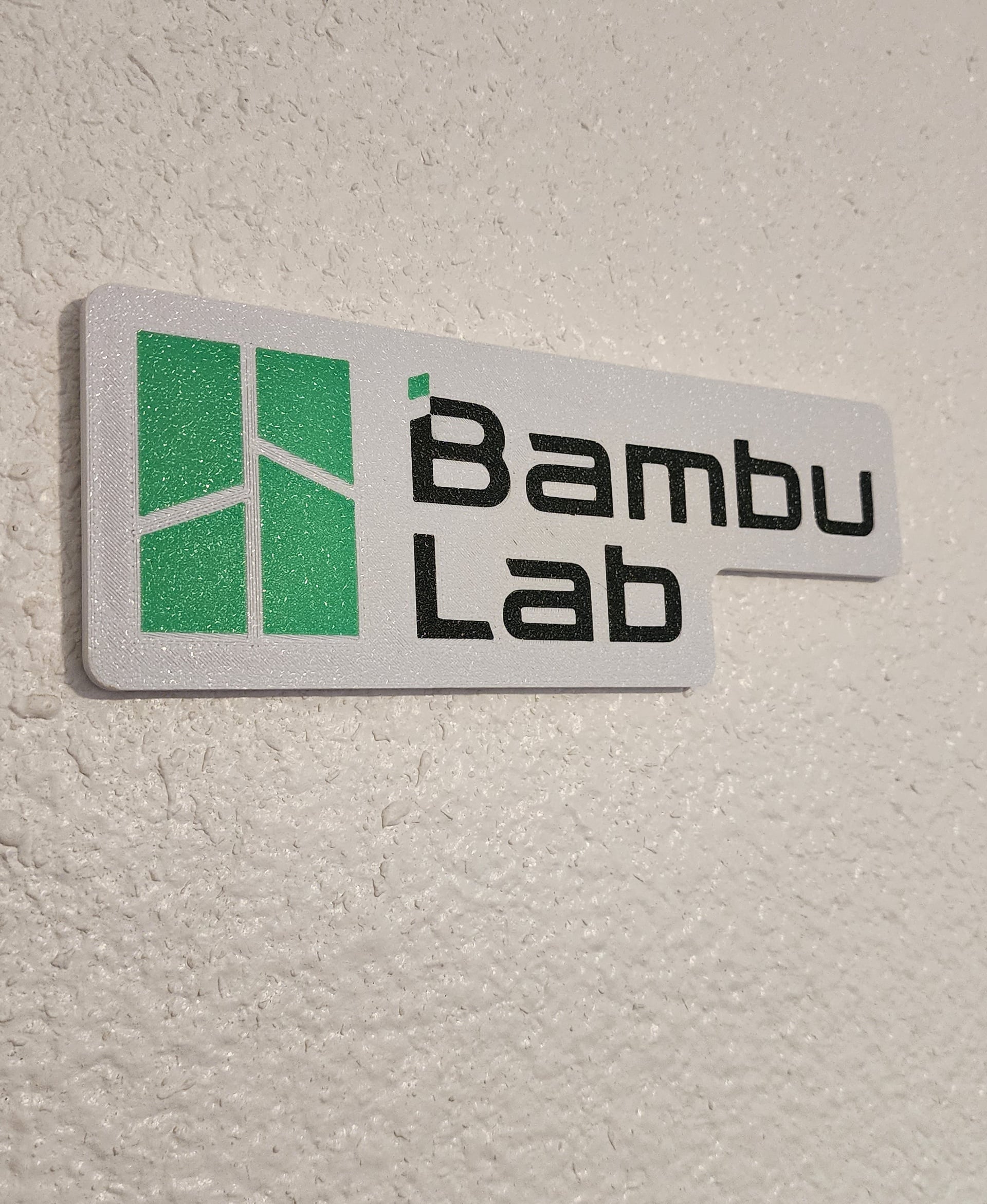 Bambu Lab logo Sign - No AMS Needed! 3d model