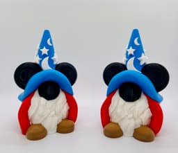 Wizard Cartoon Mouse Gnome 3d model