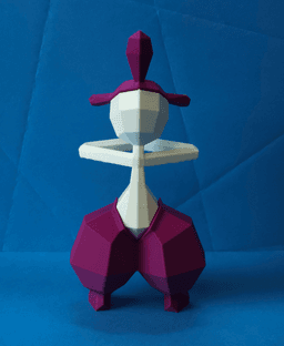 Medicham Low Poly Pokemon 3d model