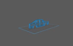 BMW - E34 Wall Art 3d model