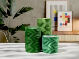 Herringbone - Modular Planter 3d model