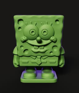 SpongeBob Figure Planter STL | Cartoon 3D Print | HighDetail 3d model