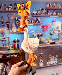 Giraffe Goose Gear for Porch Goose 3d model