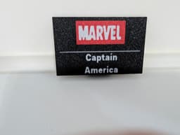 Captain America Multicolor Nameplates 3d model