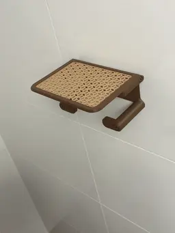 Toilet Paper Holder | Quick Swap | Storage Shelf 3d model