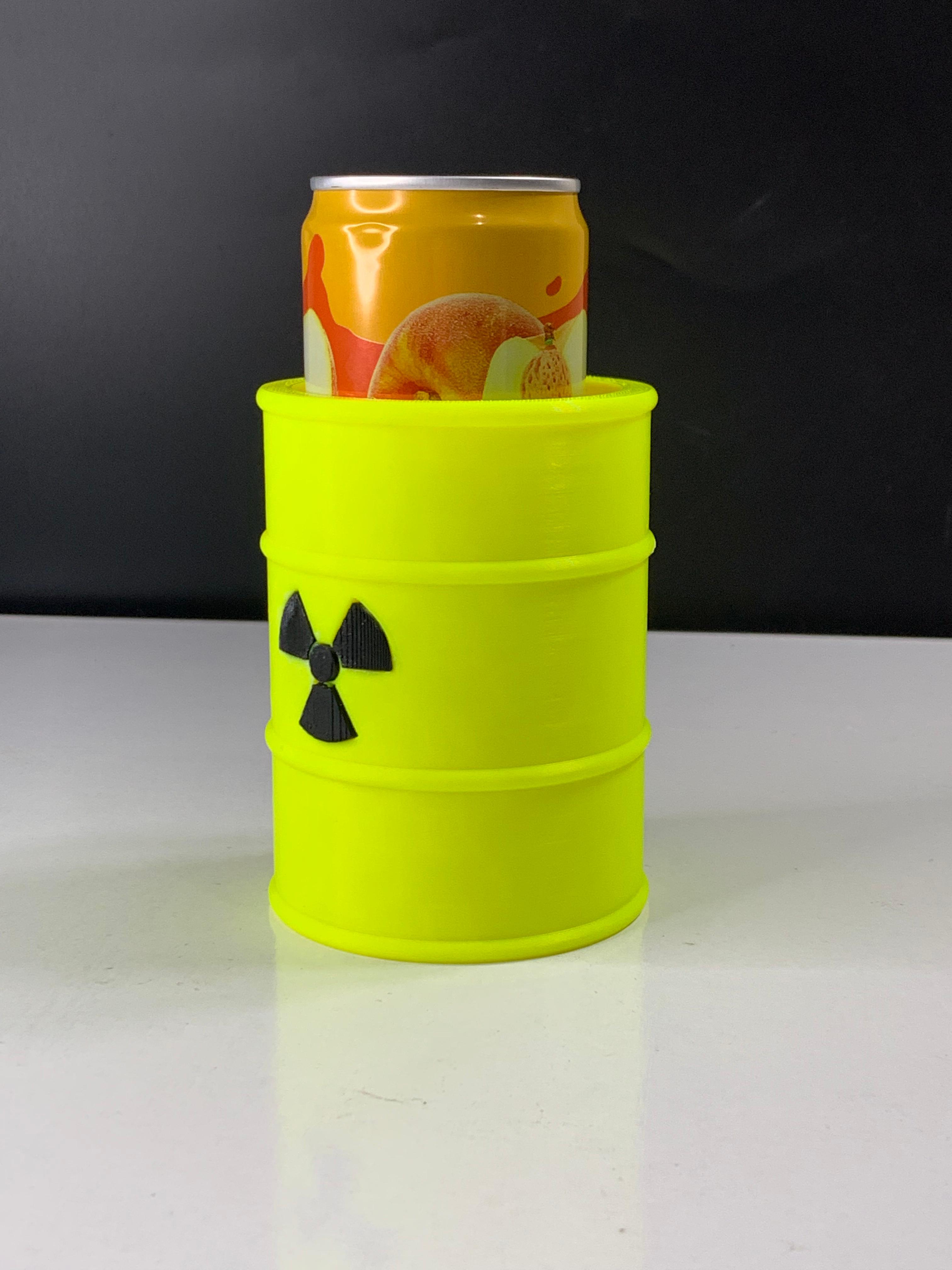 nuclear barrel can cup - workspace challenge 3d model