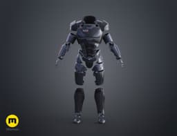 N7 Male Shepard Armor - Mass Effect 3d model