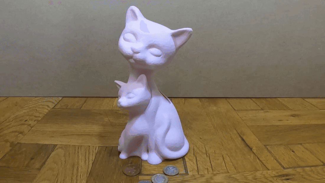 CAT MONEYBOX 3d model