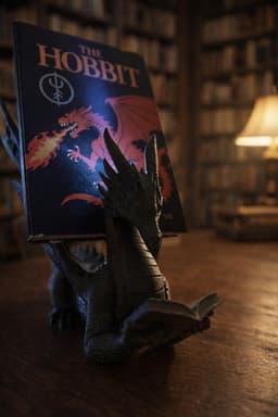 Dragon Book Holder with Led 3d model