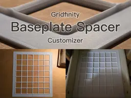Gridfinity Spacer Generator 3d model