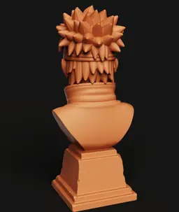 Naruto Uzumaki Bust | Anime Ninja Statue 3d model