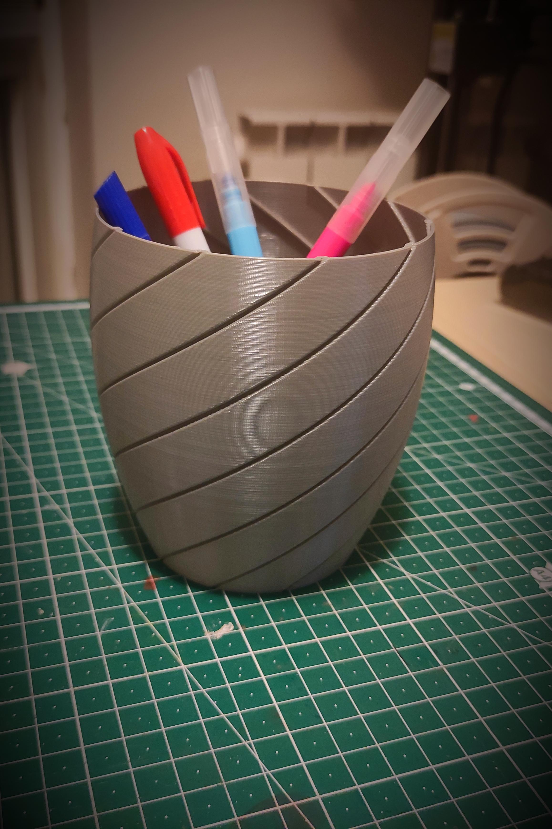 Pencil Holder - Vase Mode Safe 3d model