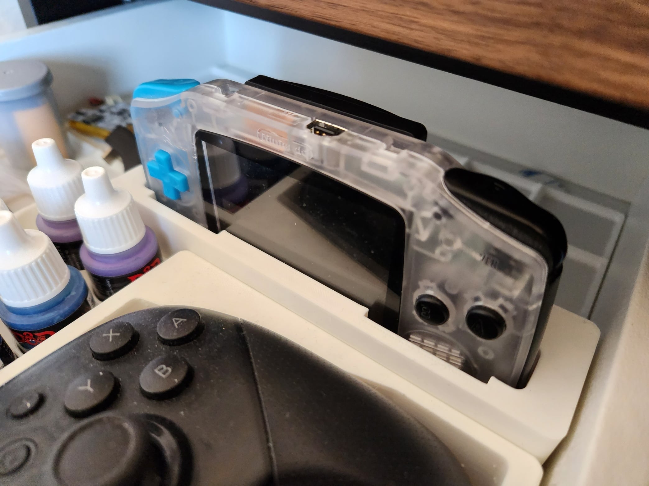 Gridfinity 1x4 GBA Holder 3d model