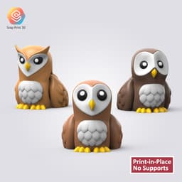 Flexi Owl 3d model