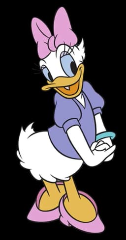 Daisy Duck 3D Printer Model - STL File - Cute Disney Collectible - 3D Print Cartoon Figure - Desk De 3d model