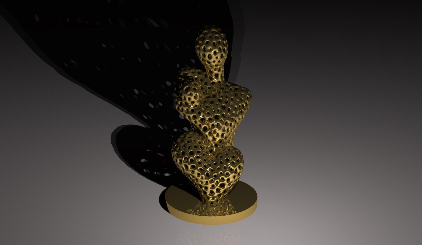 #CCTMothersDayRemix Mother's Day- Abstract_voronio.stl 3d model