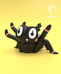Spider - Easy Multicolor FDM RPG Minis (No supports) 3d model
