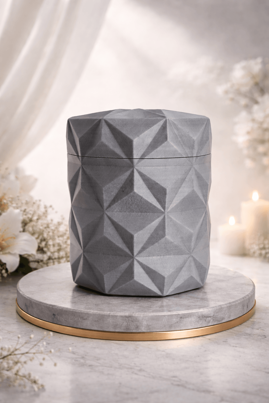 MEMORIA – Minimalist Urn | 3D Print STL | Memorial Urn for Humans & Pets 3d model