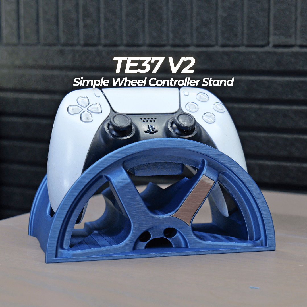 TE37 V2 Simple Wheel Controller Stand 3d model