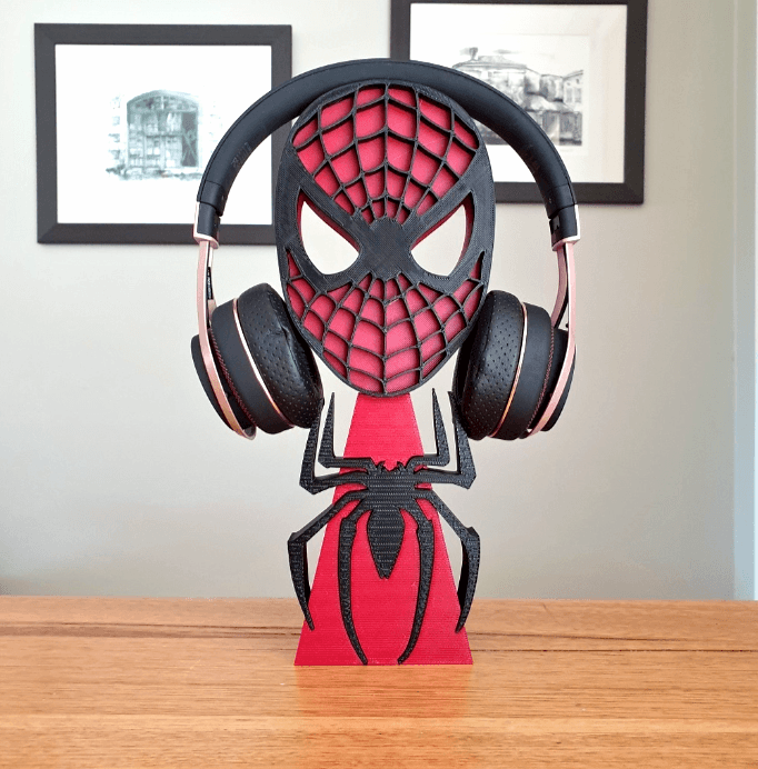 Spiderman Headphone Stand 3d model