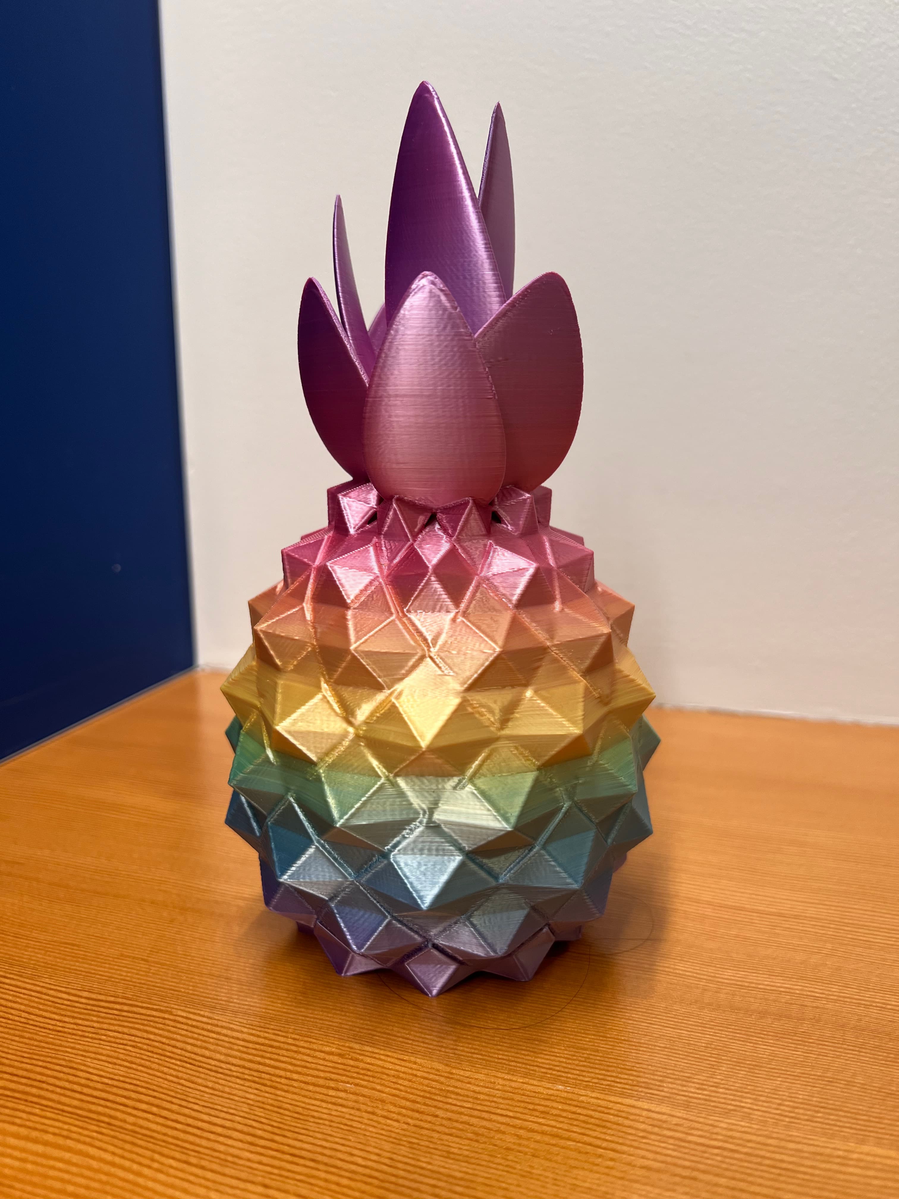 Leafy Geometric Pineapple 3d model