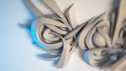 Genghis 3D Graffiti Wall Art 3d model