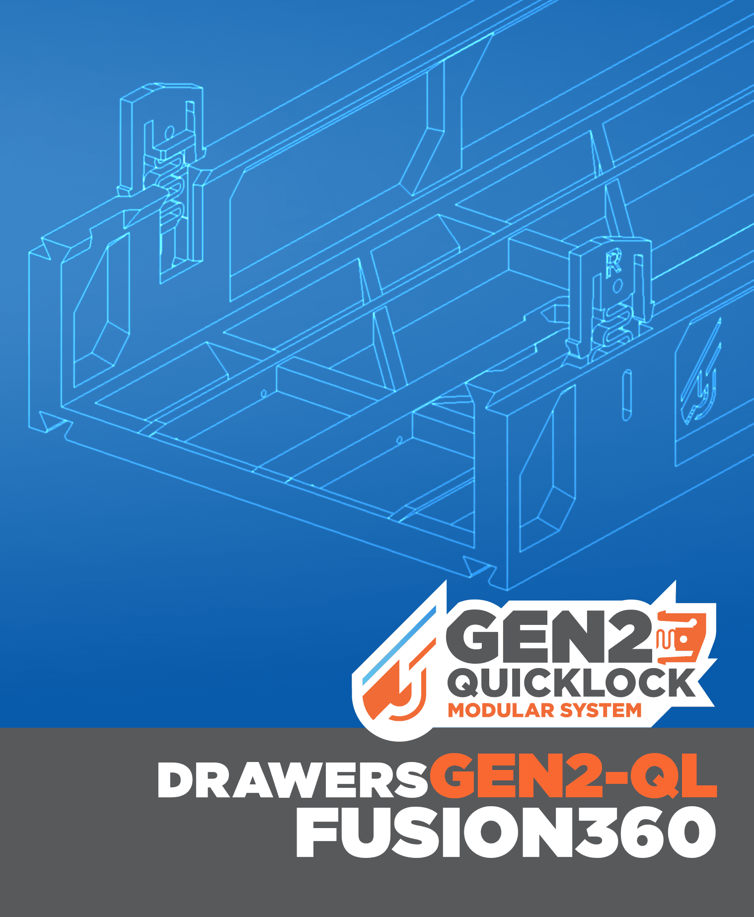 GEN2-QL Drawers CAD Files 3d model