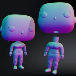 Free Funko Female Base Girl Power Shirt 3d model