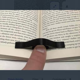 book page holder—thumb page holder—book holder 3d model
