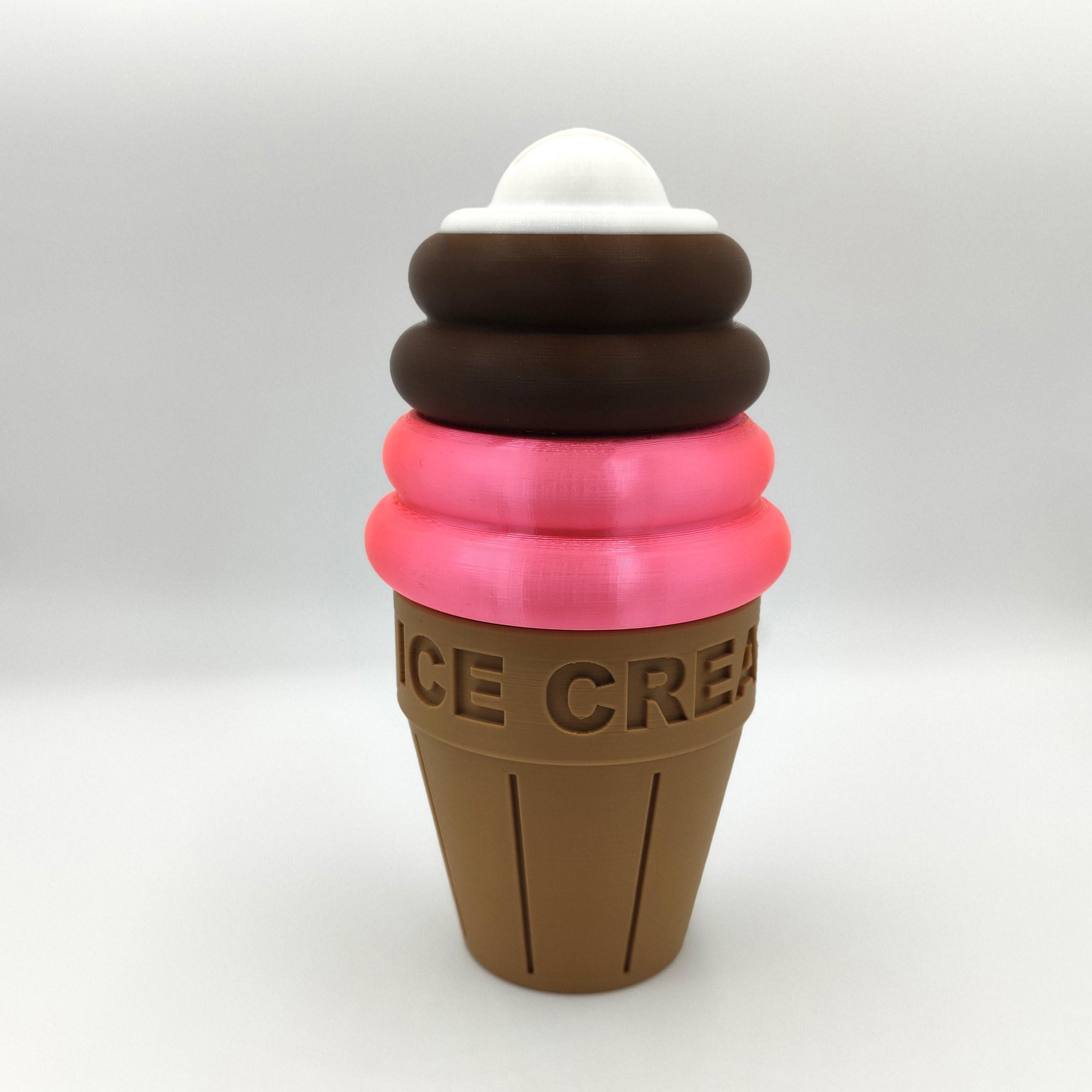 Ice Cream MoneyBox 3d model