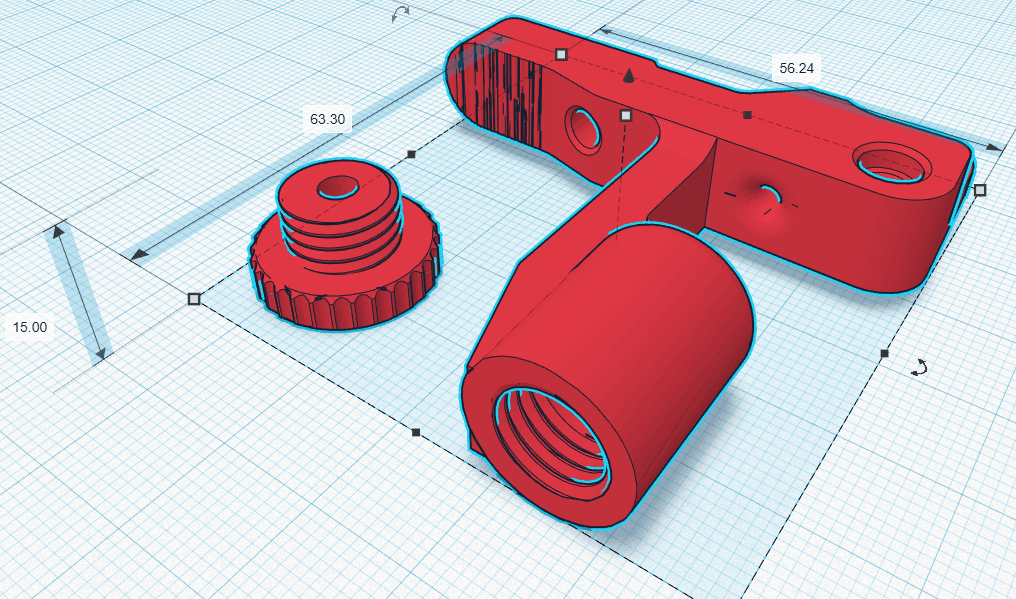 Extruder arm filament cleaner 3d model