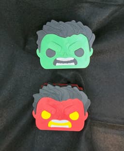 Blokkheadz Hulk / Red Hulk - Magnet, Ornament and Regular Collectibles 3d model