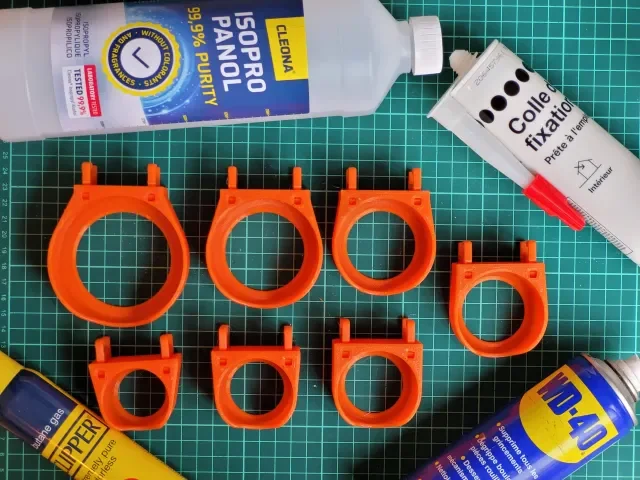 Parametric Bottle Holders - IKEA Skadis 3d model