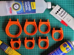 Parametric Bottle Holders - IKEA Skadis 3d model