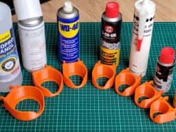Parametric Bottle Holders - IKEA Skadis 3d model