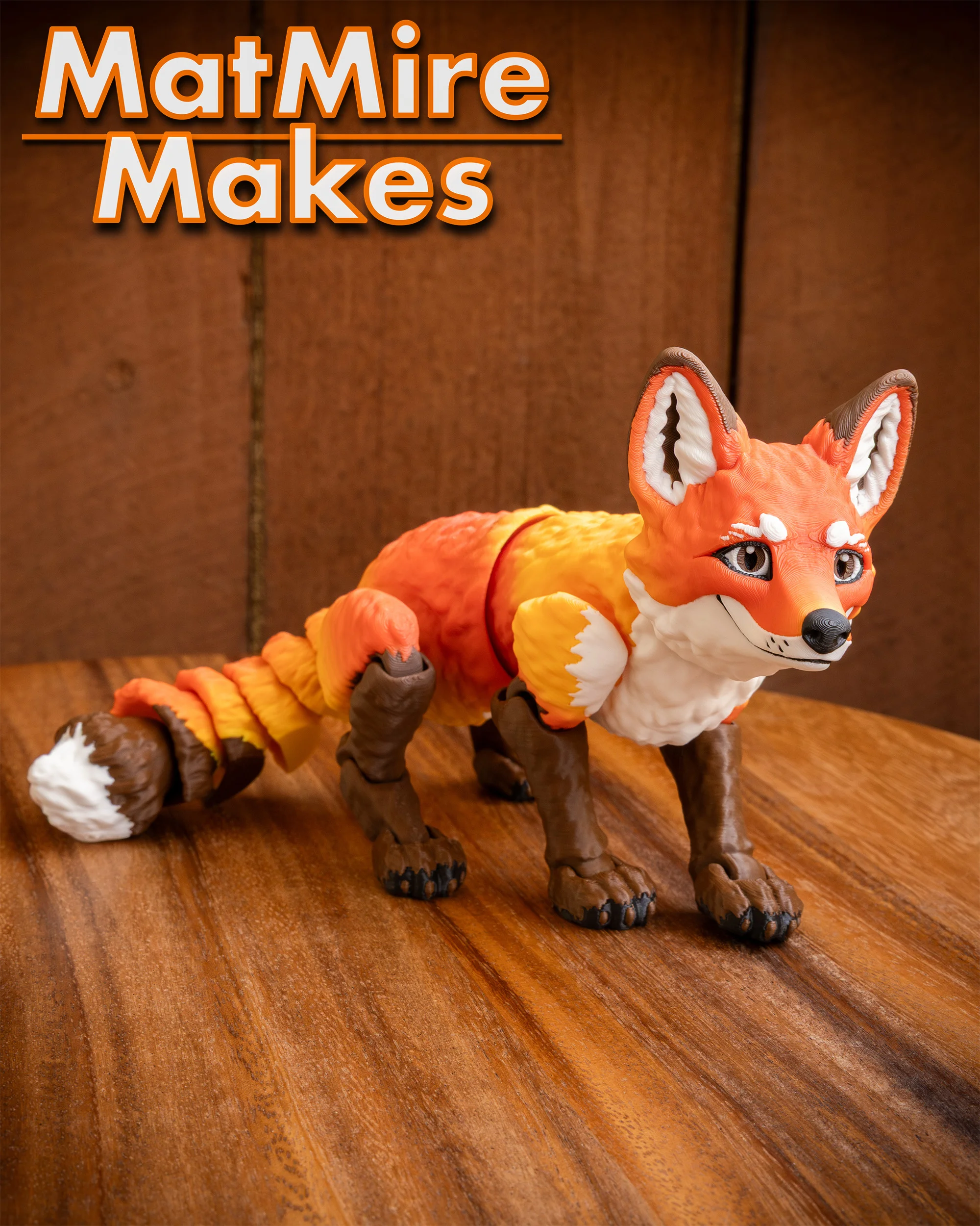 Fox - Articulated Figure 3d model