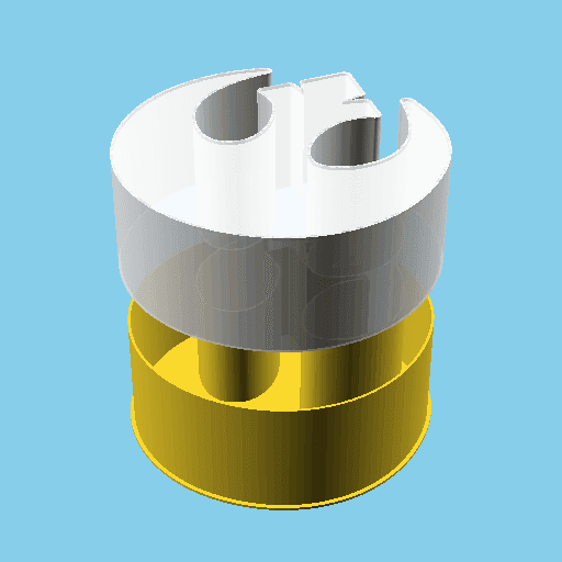 Star Wars alliance logo, nestable box (v1) 3d model