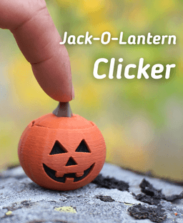 Jack-O-Lantern Clicker - Ludo toy - Fidget toy 3d model