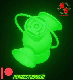 Green Lantern Power Battery 3d model
