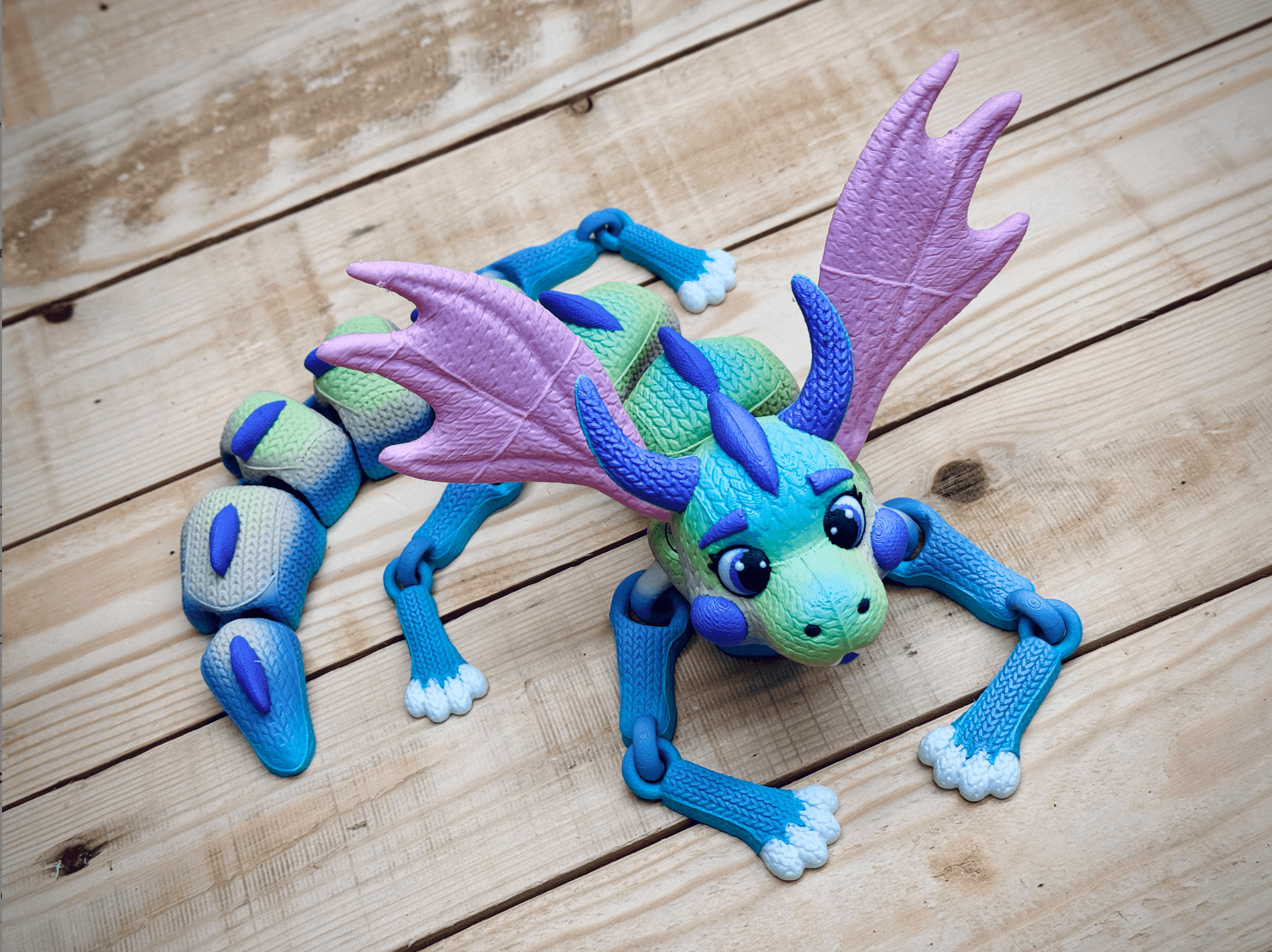 Knitted Dragon 3d model