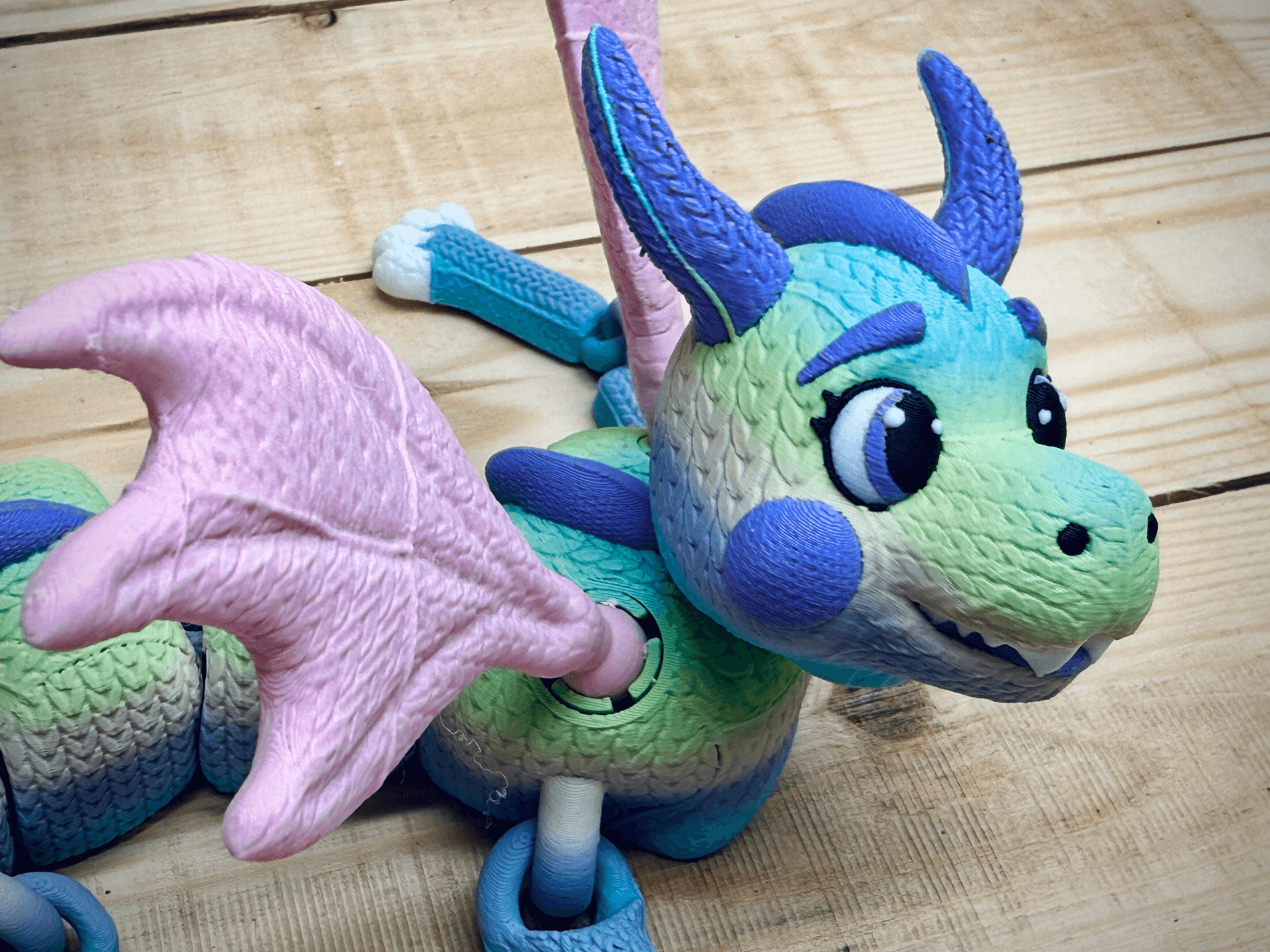 Knitted Dragon 3d model