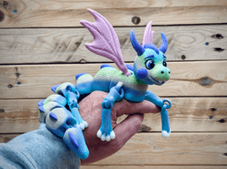 Knitted Dragon 3d model