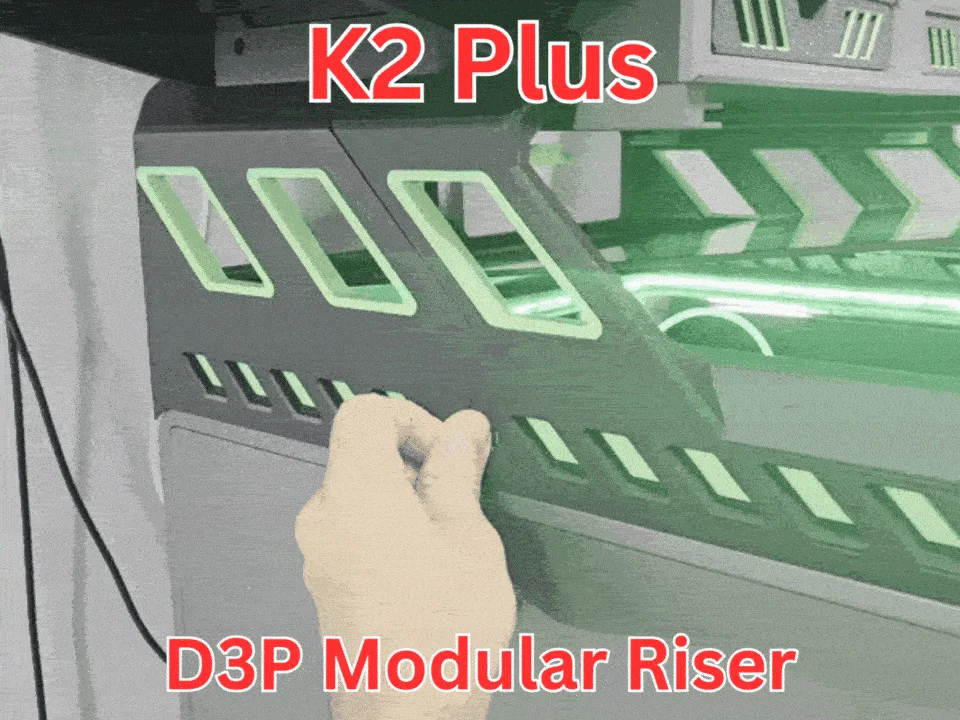 D3P Riser for Creality K2 Plus 3d model
