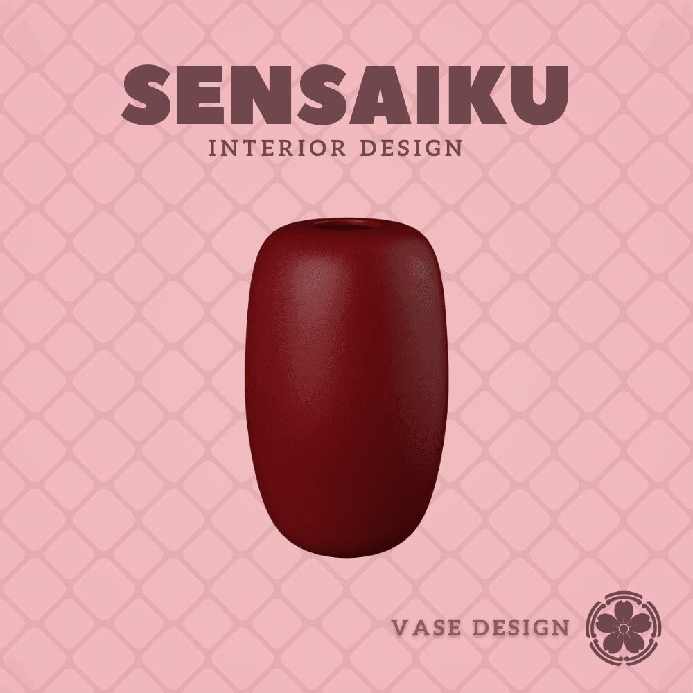48. Cylinder - V30 Custom Vase Design - Ikebana Home Decoration 3d model
