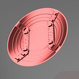 Captain Hydra Shield STL: 3D Print Files-(Bolted Design Digital Download) 3d model