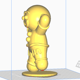 Gingerbread Man STL – Chibi Shrek Cookie 3D Print Figure – Festive Holiday Figurine for Fans 3d model